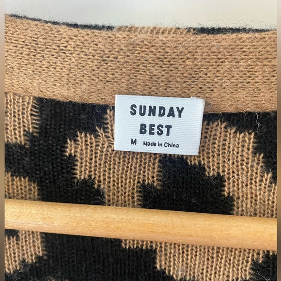 Sunday Best Leopard Cardigan (Aritzia) - Picture 4 of 5